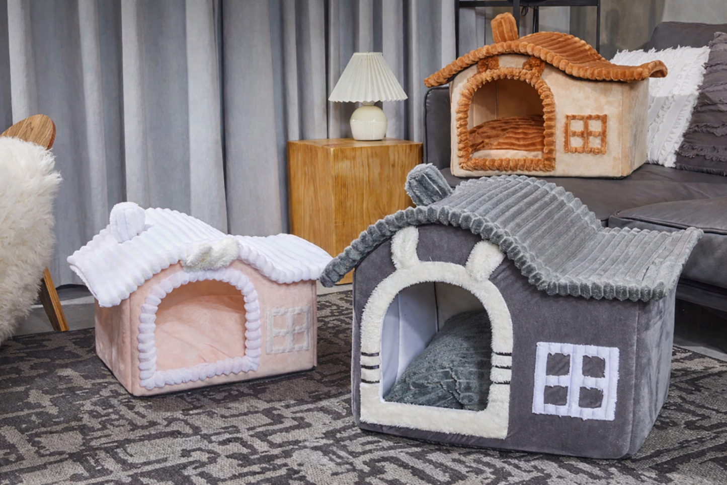 Cuccia casa per gatti - Dolce comfort in un design accogliente