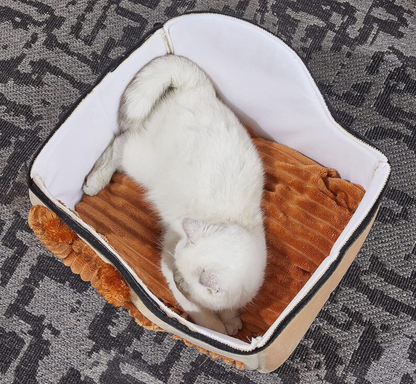 Cuccia casa per gatti - Dolce comfort in un design accogliente