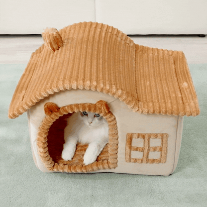 Cuccia casa per gatti - Dolce comfort in un design accogliente