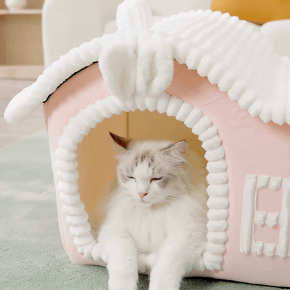 Cuccia casa per gatti - Dolce comfort in un design accogliente